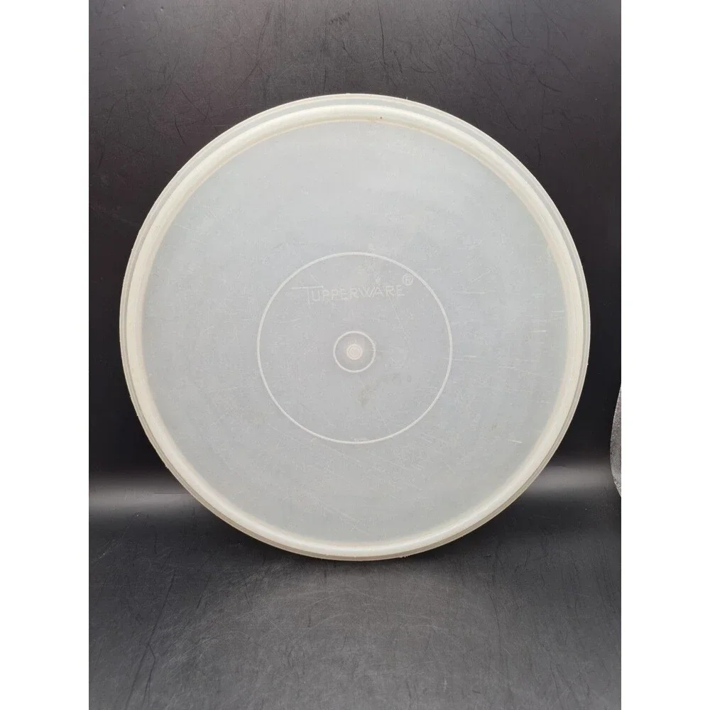VTG Clear White Tupperware 12